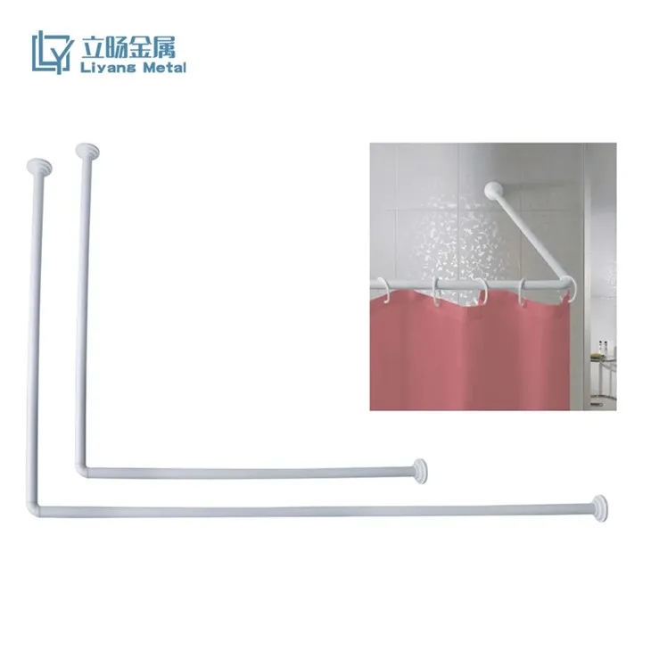 90 Degree Curved Curtain Rod